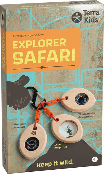 HABA TERRA KIDS NAVIGAČNÉ TRIO 3V1 – KOMPAS, LUPA, TEPLOMER