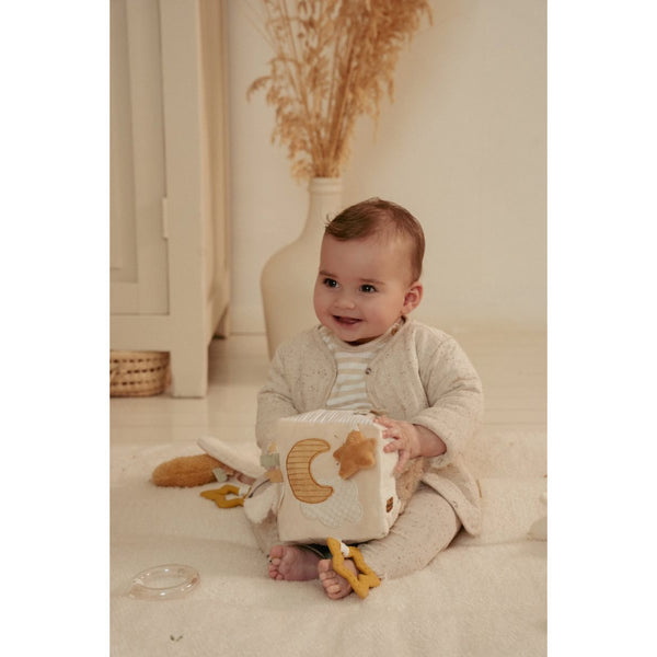 AKTIVITY KOCKA PLYŠOVÁ NEWBORN NATURALS