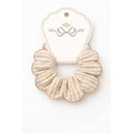 Scrunchie gumička Z organickej bavlny toffee