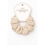 Scrunchie gumička Z organickej bavlny toffee