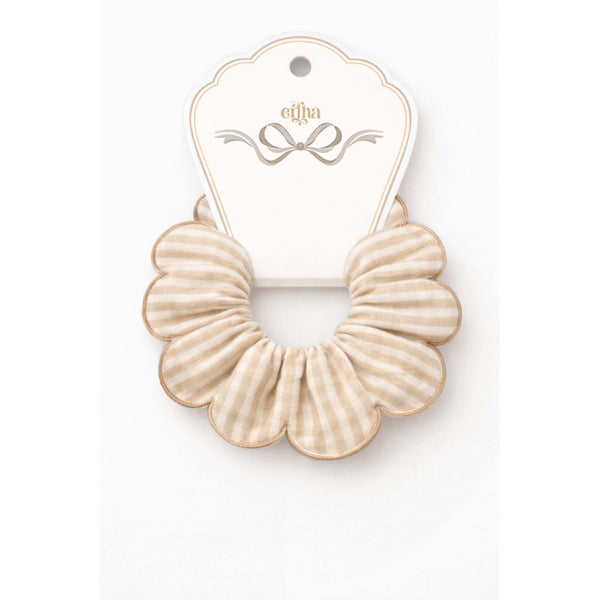 SCRUNCHIE GUMIČKA Z ORGANICKEJ BAVLNY toffee