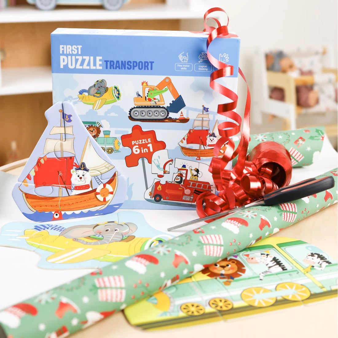 Doprava prvé puzzle 6v1 – obrázok 9