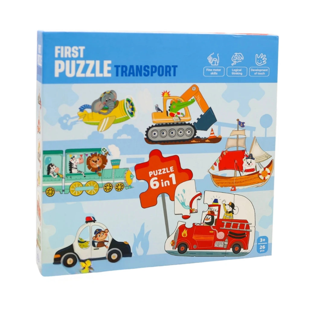Doprava prvé puzzle 6v1