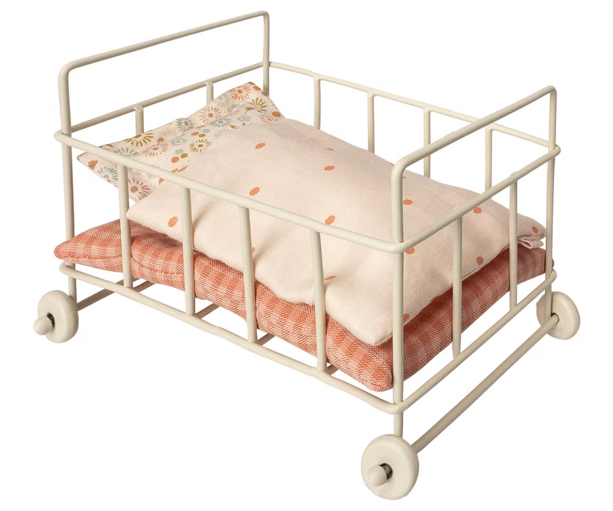 Kovová baby postieľka rôzne farby