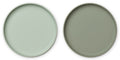 Tanierik nerozbitný 2ks dusty mint/ fauna green mix