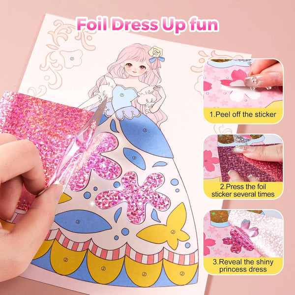 KREATÍVNA SADA PRINCESS GLAM 4V1 6R
