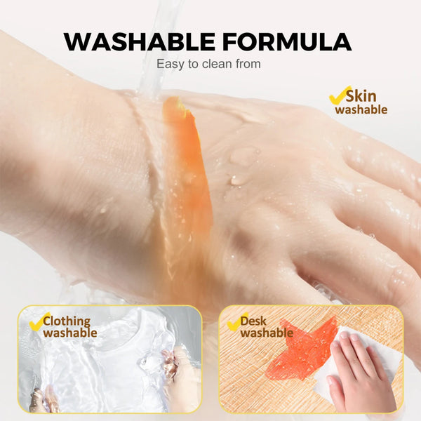 JEMNÉ VOSKOVY GLITTER UMÝVATEĽNÉ 12KS