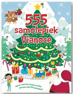 555 samolepiek vianoce
