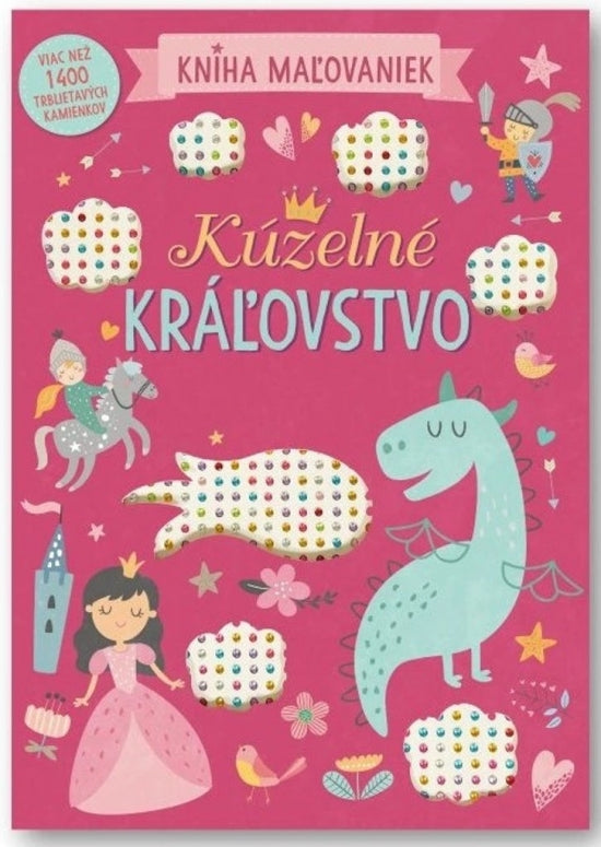 Kniha maľovaniek kúzelné kráľovstvo