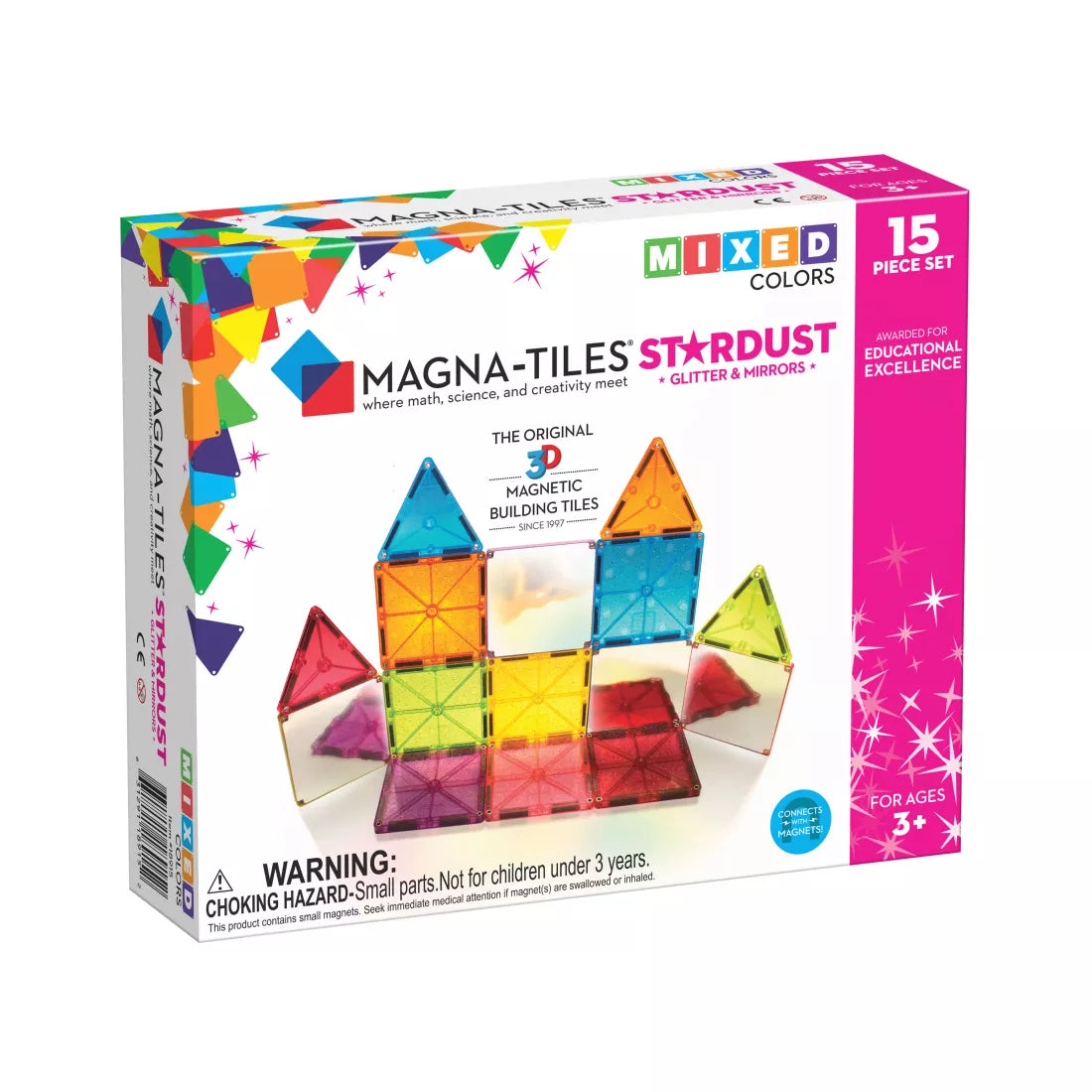 Magnetická stavebnica stardust 15ks