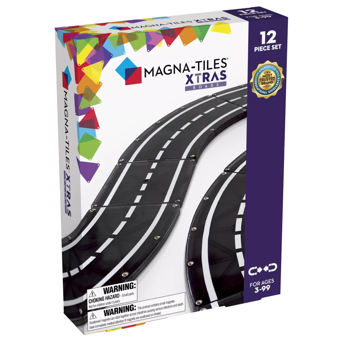Magnetická stavebnica cesta 12ks