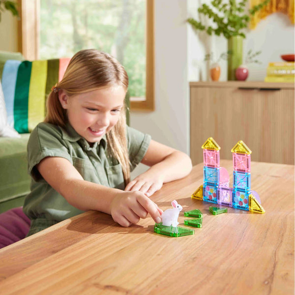 MAGNA-TILES MICROMAGS SPRING GARDEN TRAVEL SET MAGNETICKÁ STAVEBNICA 24 DIELOV