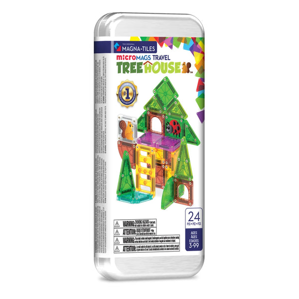 MAGNA-TILES MICROMAGS TREEHOUSE TRAVEL SET MAGNETICKÁ STAVEBNICA 24 DIELOV