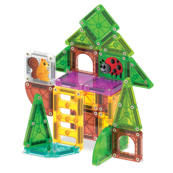 MAGNA-TILES MICROMAGS TREEHOUSE TRAVEL SET MAGNETICKÁ STAVEBNICA 24 DIELOV