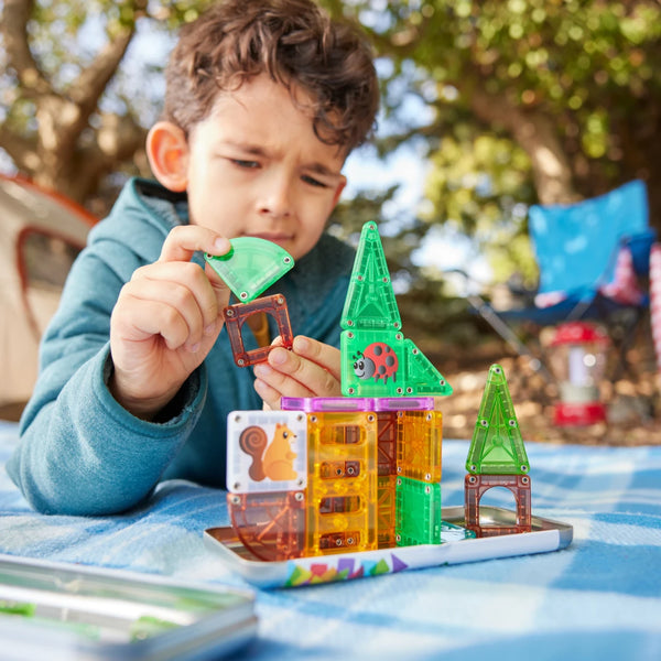 MAGNA-TILES MICROMAGS TREEHOUSE TRAVEL SET MAGNETICKÁ STAVEBNICA 24 DIELOV