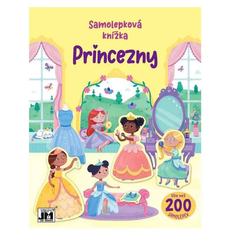 NÁLEPKOVÁ KNIŽKA PRINCEZNÉ CZ