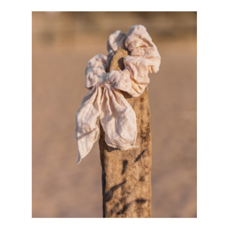 Scrunchie gumička S mašlou jahodky – obrázok 2