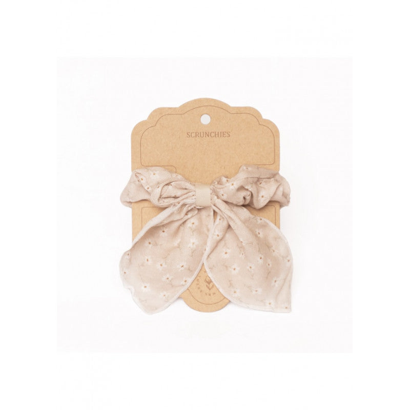 Scrunchie gumička S mašlou margarétky