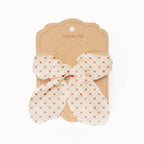 Scrunchie gumičky S mašlou srdiečka
