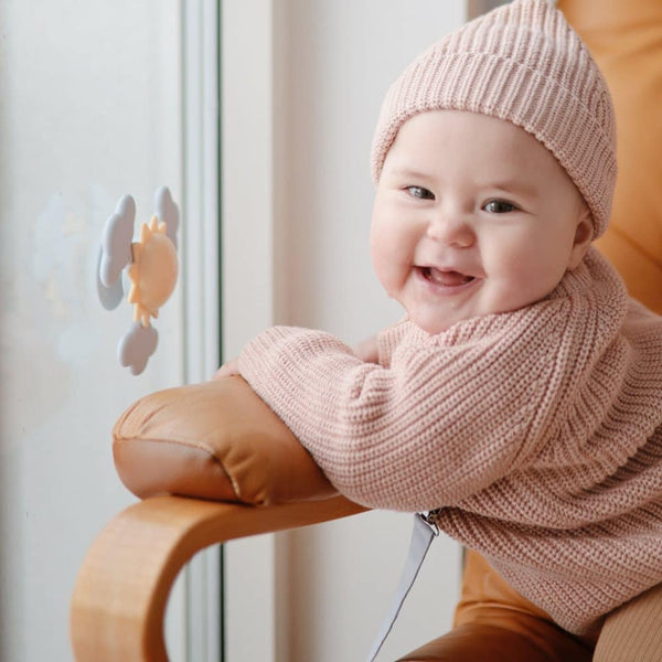 SPINNER HRAČKA S PRÍSAVKOU MUSHIE – SUNSHINE