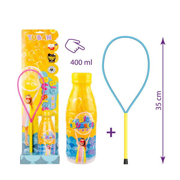 SADA NA OBROVSKÉ  BUBLINY – OBRUČ + TEKUTINA 400 ML