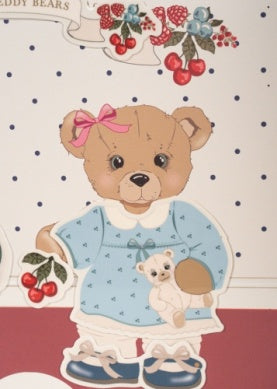 MAGICKÁ SAMOLEPKOVÁ KNIŽKA S MEDVEDÍKMI NA OBLIEKANIE