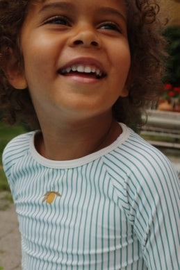 TRIČKO DO VODY S PÁSIKMI 🍋 UPF 50+