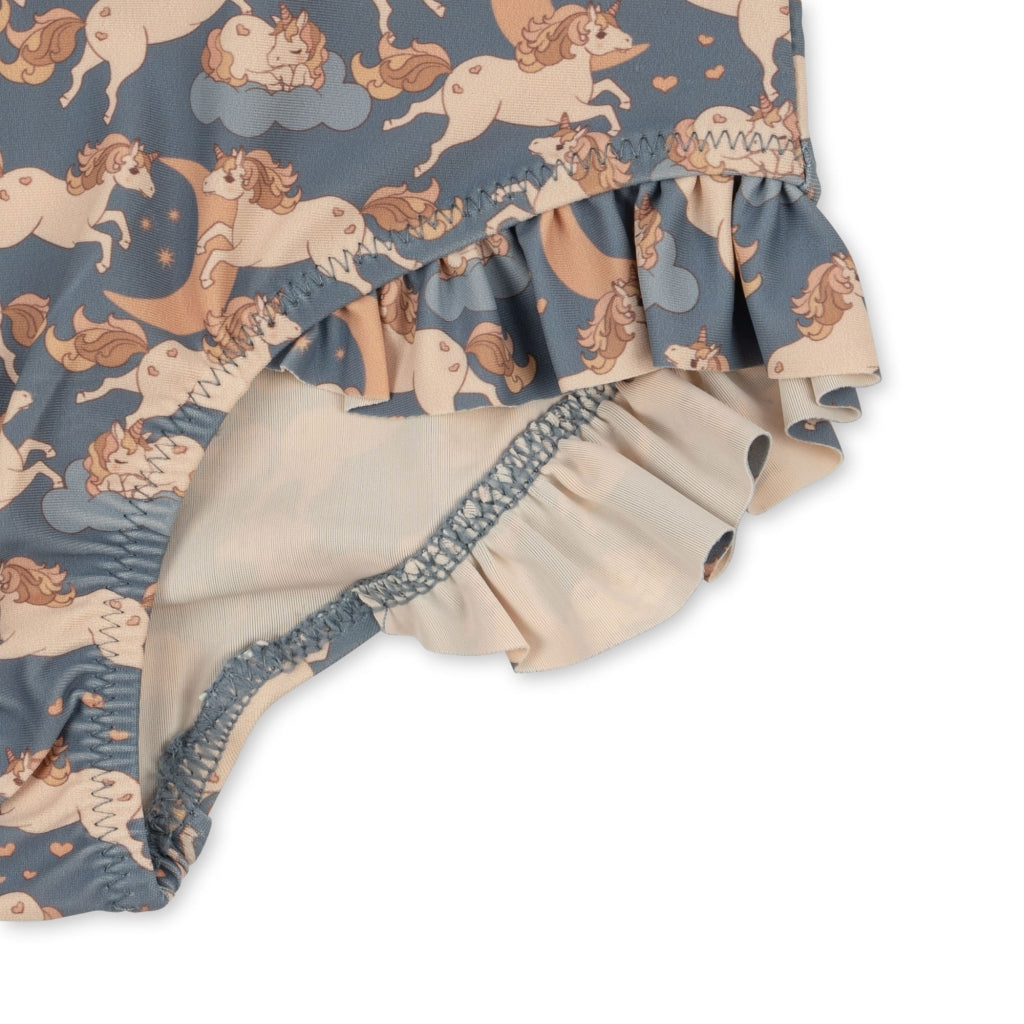 Plavky S rukávom S volánom unicorn manuca ls frill upf50+ – obrázok 3
