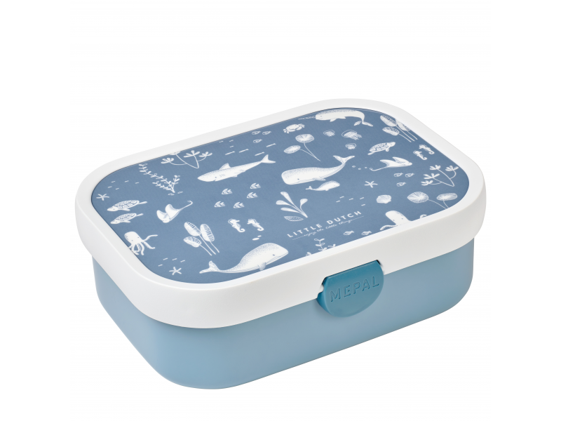 Desiatový set (fľaša+box) ocean blue – obrázok 3