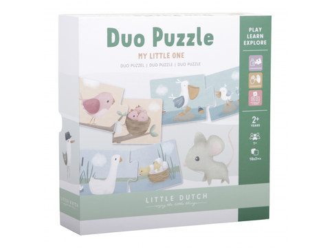 DUO PUZZLE KVETY A MOTÝLE 2R