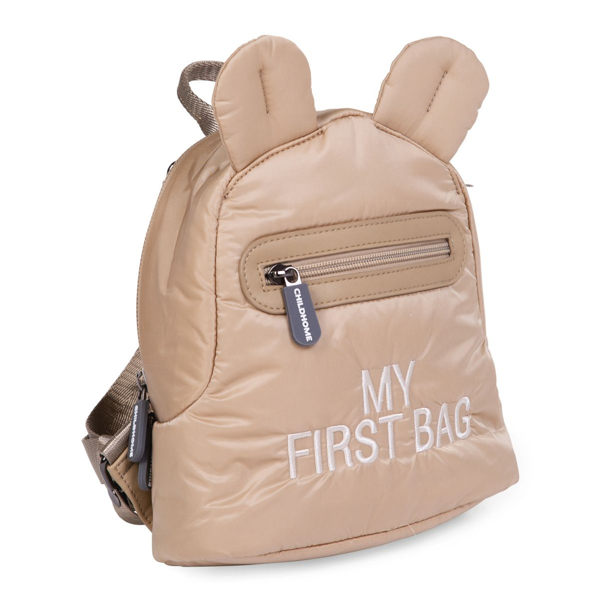 Batoh my first bag puffered čierny/krémový – obrázok 3