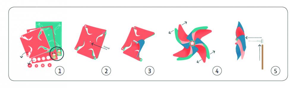 Diy vrtuľky pastel 5R – obrázok 4