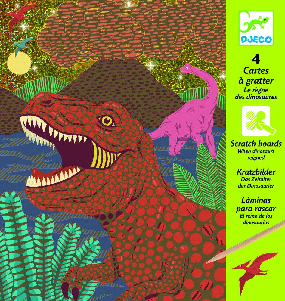 Vyškrabovačky dinosaurus 6-10R