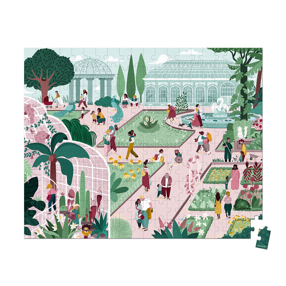 Puzzle botanická záhrada 200ks – obrázok 2