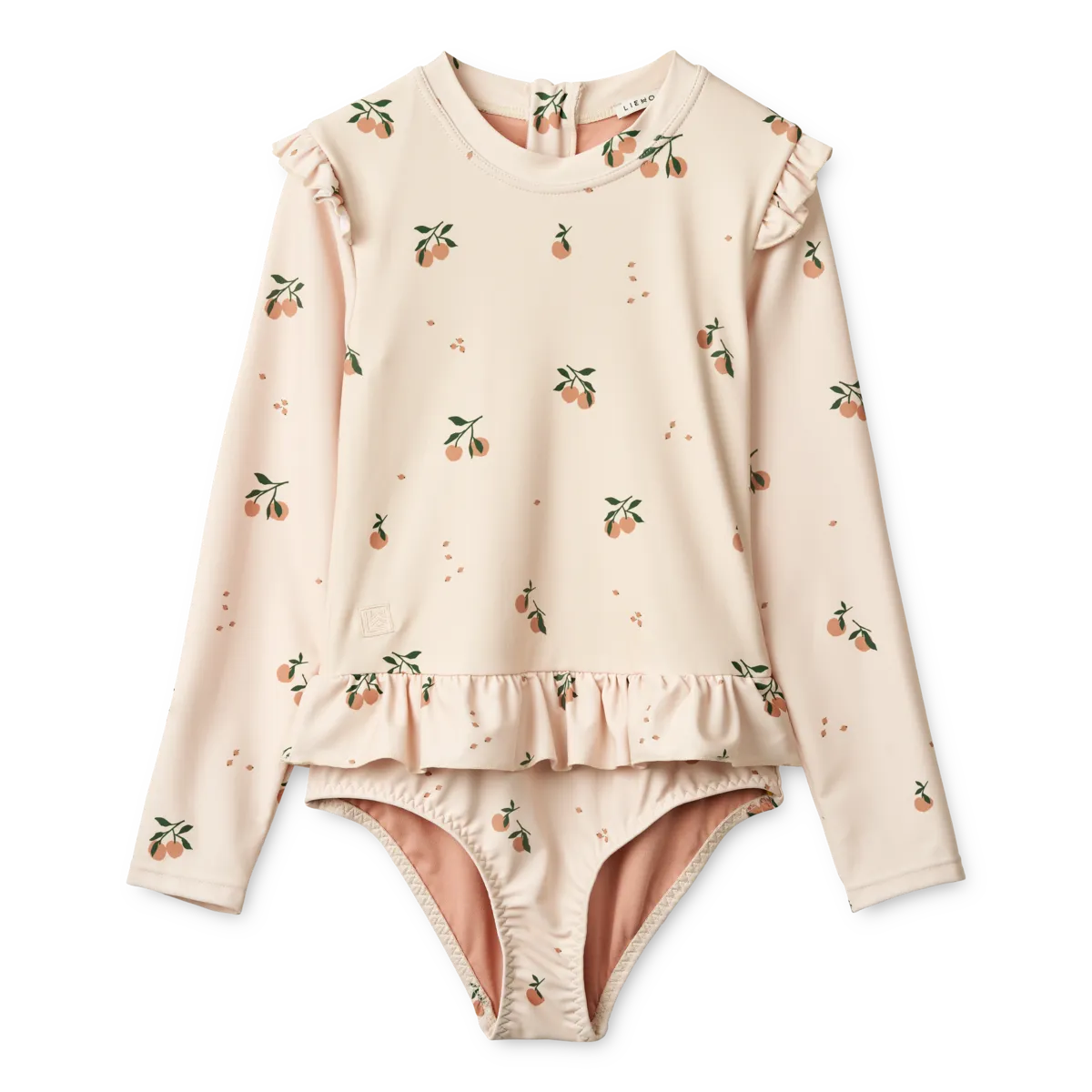 Plavky S rukávom upf50+ peach
