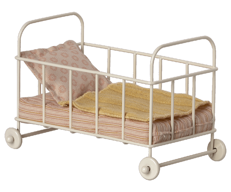 Kovová baby postieľka rôzne farby – obrázok 2