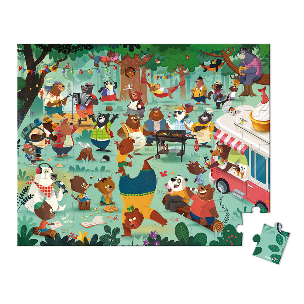 Puzzle medvedia rodinka – obrázok 2