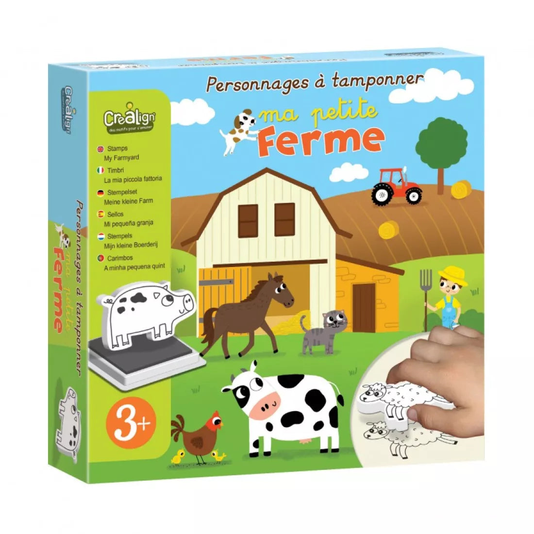 Penové pečiatky farma
