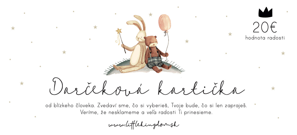 Darčeková kartička – obrázok 2