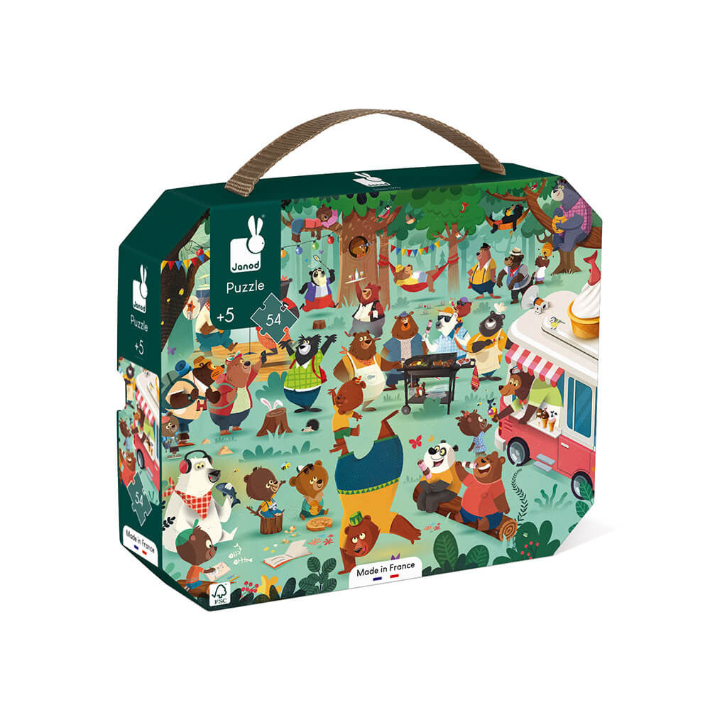 Puzzle medvedia rodinka