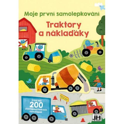 NÁLEPKOVÝ ZOŠIT TRAKTORY A NÁKLADIAKY